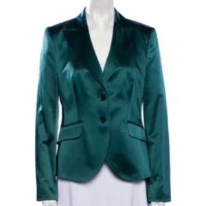 Elegant green teal Etro Blazer excellent condition size 4 6 8